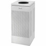 Rubbermaid Commercial Silhouettes 16G Waste Container - 16 gal Capacity - Square - Perforated, Fire-Safe, Durable - 30.4" Height x 14.8" Width x 14.8" Depth - Steel, Metal Product Image 