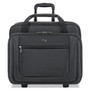 Solo Classic Carrying Case (Portfolio) for 17.3" Notebook - Black - Polyester Body - Handle - 14" Height x 16.8" Width x 5" Depth Product Image 