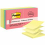 Post-it Dispenser Notes - Poptimistic Color Collection and Canary Yellow - 1400 - 3" Flag/Note Width x 3" Flag/Note Length - Square - 100 Sheets per Pad Product Image 