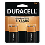 Duracell CopperTop Alkaline 9V Batteries, 2/Pack Product Image 