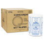 Dart Concorde Foam Plate, 10.25" dia, White, 125/Pack, 4 Packs/Carton Product Image 