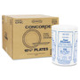 Dart Concorde Foam Plate, 10.25" dia, White, 125/Pack, 4 Packs/Carton Product Image 