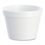 Dart Bowl Containers, 4 oz, White, Foam, 1,000/Carton Product Image 