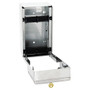 Bobrick Stainless Steel 2-Roll Tissue Dispenser, 6.06 x 5.94 x 11, Stainless Steel Product Image 