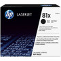 HP 81X (CF281X) Original High Yield Laser Toner Cartridge - Single Pack - Black - 1 Each Product Image 