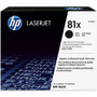 HP 81X (CF281X) Original High Yield Laser Toner Cartridge - Single Pack - Black - 1 Each Product Image 