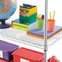 Alera Shelf Liners For Wire Shelving, Clear Plastic, 48w x 24d, 4/Pack Product Image 