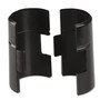 Alera Wire Shelving Shelf Lock Clips, Plastic, Black, 4 Clips/Pack Product Image 