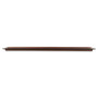 Alera Wood Folding Table, Rectangular, 71.88w x 17.75d x 29.13h, Mahogany Product Image 