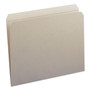 Smead Reinforced Top Tab Colored File Folders, Straight Tabs, Letter Size, 0.75" Expansion, Gray, 100/Box Product Image 