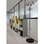 Alba Classic Coat Stand - 6 Hooks - 6 Pegs - 70.5" Height - for Garment, Clothes - Stainless Steel Product Image 