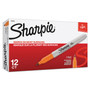 Sharpie Fine Tip Permanent Marker, Fine Bullet Tip, Orange, Dozen Product Image 