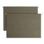 Smead Box Bottom Hanging File Folders, 2" Capacity, Legal Size, Standard Green, 25/Box Product Image 