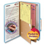 Smead SafeSHIELD 2/5 Tab Cut Legal Recycled Classification Folder - 8 1/2" x 14" - 2" Expansion - 2 x 2S Fastener(s) - 2" for Folder - 2 Pocket(s) - (SMD19081) Product Image 