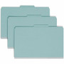 Smead SafeSHIELD 2/5 Tab Cut Legal Recycled Classification Folder - 8 1/2" x 14" - 2" Expansion - 2 x 2S Fastener(s) - 2" for Folder - 2 Pocket(s) - (SMD19081) Product Image 