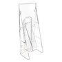 deflecto Stand-Tall Wall-Mount Literature Rack, Leaflet, 4.56w x 3.25d x 11.88h, Clear Product Image 