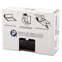 Inteplast Group High-Density Commercial Can Liner Value Pack, 45 gal, 19 mic, 40" x 46", Black, Interleaved Roll, 25 Bags/Roll, 6 Rolls/CT Product Image 