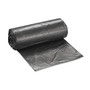 Inteplast Group High-Density Commercial Can Liners, 16 gal, 8 mic, 24" x 33", Black, Interleaved Roll, 50 Bags/Roll, 20 Rolls/Carton Product Image 