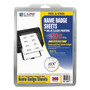 C-Line Laser Printer Name Badges, 3 3/8 x 2 1/3, White, 200/Box Product Image 