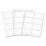 C-Line Laser Printer Name Badges, 3 3/8 x 2 1/3, White, 200/Box Product Image 
