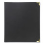 Samsill Classic Vinyl Business Card Binder, Holds 200 2 x 2.5 Cards, 10.25 x 11.13, Ebony (SAM81080) Product Image 