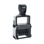 Trodat Professional 5-in-1 Date Stamp, Self-Inking, 1 x 1.63, Blue/Red Product Image 