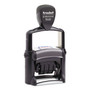 Trodat Professional 5-in-1 Date Stamp, Self-Inking, 1 x 1.63, Blue/Red Product Image 