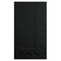 Hoffmaster Dinner Napkins, 2-Ply, 15 x 17, Black, 1000/Carton Product Image 