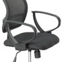 Safco Optional Loop Arm Kit for Mesh Extended Height Chairs for Safco Vue Mesh Extended-Height Chairs, Black, 2/Set Product Image 