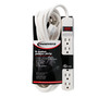 Innovera Power Strip, 6 Outlets, 15 ft Cord, Ivory Product Image 
