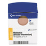 First Aid Only SmartCompliance Moleskin/Blister Protection, 2" Squares, 10/Box Product Image 