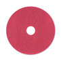 Boardwalk Buffing Floor Pads, 20" Diameter, Red, 5/Carton Product Image 