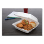Dart Foam Hinged Lid Containers, 3 Compartments, 8.38 x 7.78 x 3.25, 200/Carton Product Image 