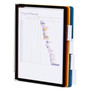 Durable VARIO Magnetic Wall Reference System, 5 Panels, 10 Pockets, Assorted Borders Product Image 