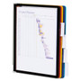 Durable VARIO Magnetic Wall Reference System, 5 Panels, 10 Pockets, Assorted Borders Product Image 