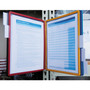 Durable VARIO Magnetic Wall Reference System, 5 Panels, 10 Pockets, Assorted Borders Product Image 
