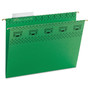 Smead TUFF Hanging Folders with Easy Slide Tab, Letter Size, 1/3-Cut Tabs, Green, 18/Box Product Image 
