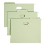 Smead FasTab 1/3 Tab Cut Letter Recycled Hanging Folder - 8 1/2" x 11" - (SMD64224) Product Image 