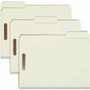 Smead 1/3 Tab Cut Letter Recycled Fastener Folder - 8 1/2" x 11" - 2" Expansion - 2 x 2K Fastener(s) - 2" for Folder - Top Tab Location Product Image 