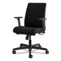 HON Ignition Series Fabric Low-Back Task Chair, Supports Up to 300 lb, 17" to 21.5" Seat Height, Black Product Image 