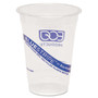 Bluestripe 25% Recycled Content Cold Cups, 16 Oz, Clear/blue, 50/pack, 20 Packs/carton (ECOEPCR16) Product Image 
