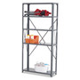 Safco Commercial Steel Shelving Unit, Five-Shelf, 36w x 12d x 75h, Dark Gray Product Image 