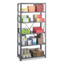 Safco Commercial Steel Shelving Unit, Six-Shelf, 36w x 18d x 75h, Dark Gray Product Image 