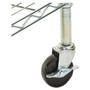 Alera Wire Shelving Garment Rack, 40 Garments, 48w x 18d x 75h, Silver Product Image 