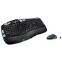 Logitech MK550 Wireless Wave Keyboard + Mouse Combo, 2.4 GHz Frequency/30 ft Wireless Range, Black Product Image 