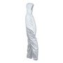 KleenGuard A40 Elastic-Cuff and Ankles Hooded Coveralls, X-Large, White, 25/Carton Product Image 