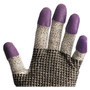 KleenGuard G60 Purple Nitrile Gloves, 240 mm Length, Large/Size 9, Black/White, Pair Product Image 