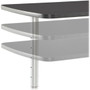 Iceberg ARC Adjustable-Height Table, Rectangular, 60" x 30" x 30" to 42", Graphite/Silver (ICE69317) View Product Image