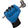 KleenGuard G40 Foam Nitrile Coated Gloves, 240 mm Length, Large/Size 9, Blue, 12 Pairs Product Image 