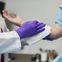 Kimtech PURPLE NITRILE Exam Gloves, 310 mm Length, X-Large, Purple, 500/Carton Product Image 